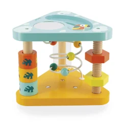 Wooden Toys|Play + Learn Toys-Janod Tropik Multi-Activity Triangle