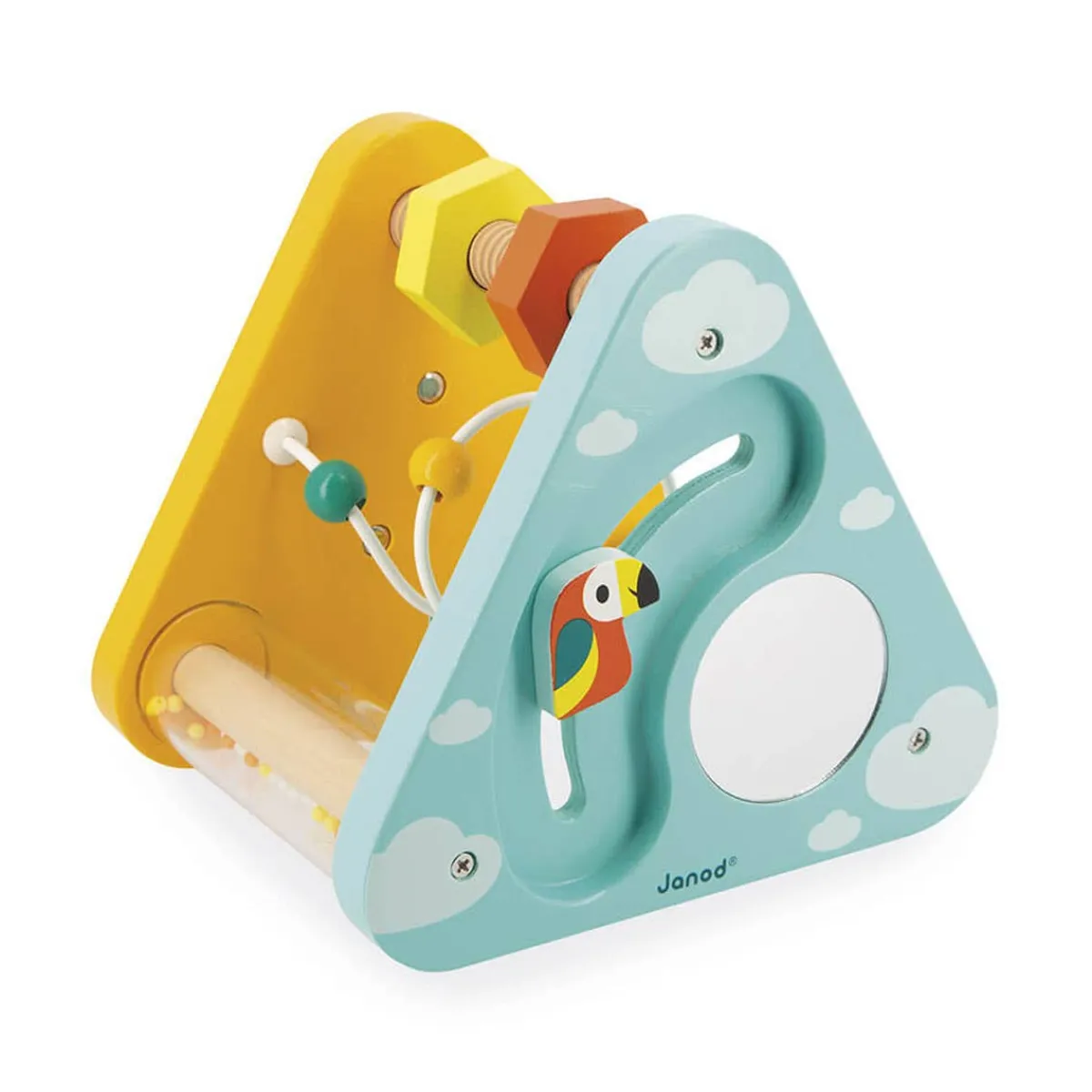 Wooden Toys|Play + Learn Toys-Janod Tropik Multi-Activity Triangle