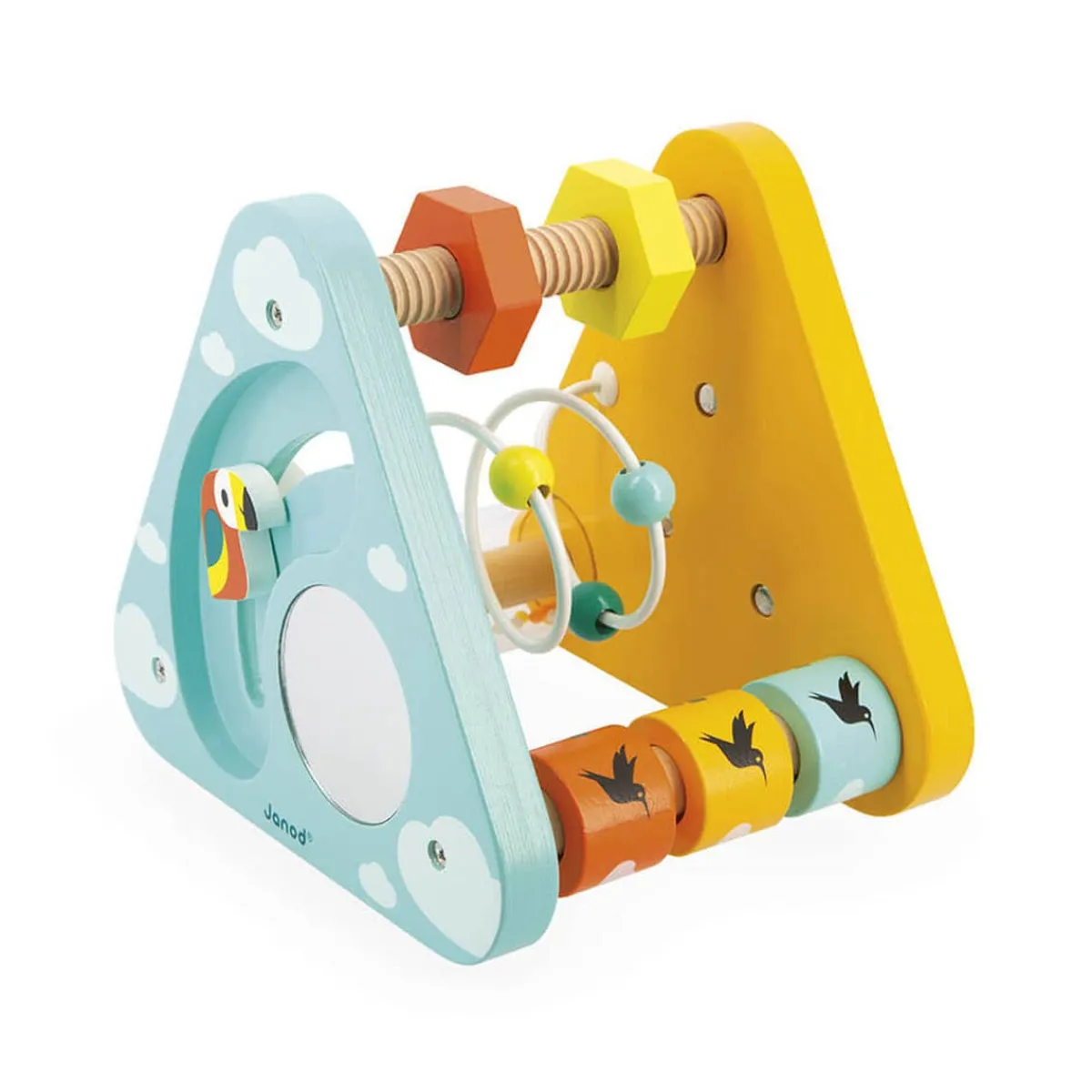 Wooden Toys|Play + Learn Toys-Janod Tropik Multi-Activity Triangle