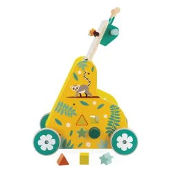 Wooden Toys|Baby Walkers-Janod Tropik Multi-Activity Trolley