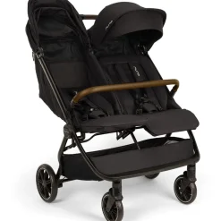 Travel Strollers|Double Strollers-Nuna TRVL DUBL Stroller Caviar
