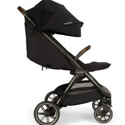 Travel Strollers|Double Strollers-Nuna TRVL DUBL Stroller Caviar
