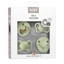 Pacifiers + Clips-Bibs Try-It Collection