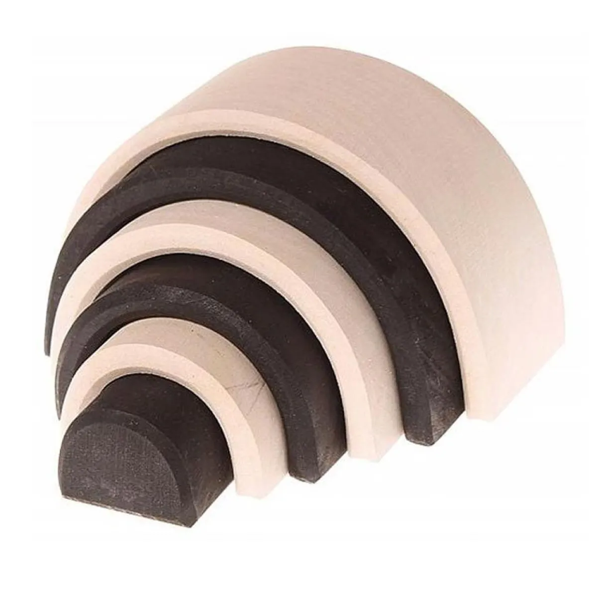 Wooden Toys-Grimm's Tunnel Monochrome (6 Piece)