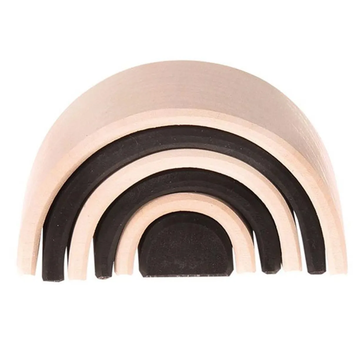 Wooden Toys-Grimm's Tunnel Monochrome (6 Piece)