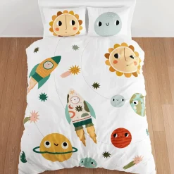 Kids Bedding-Rookie Humans Twin Duvet Set