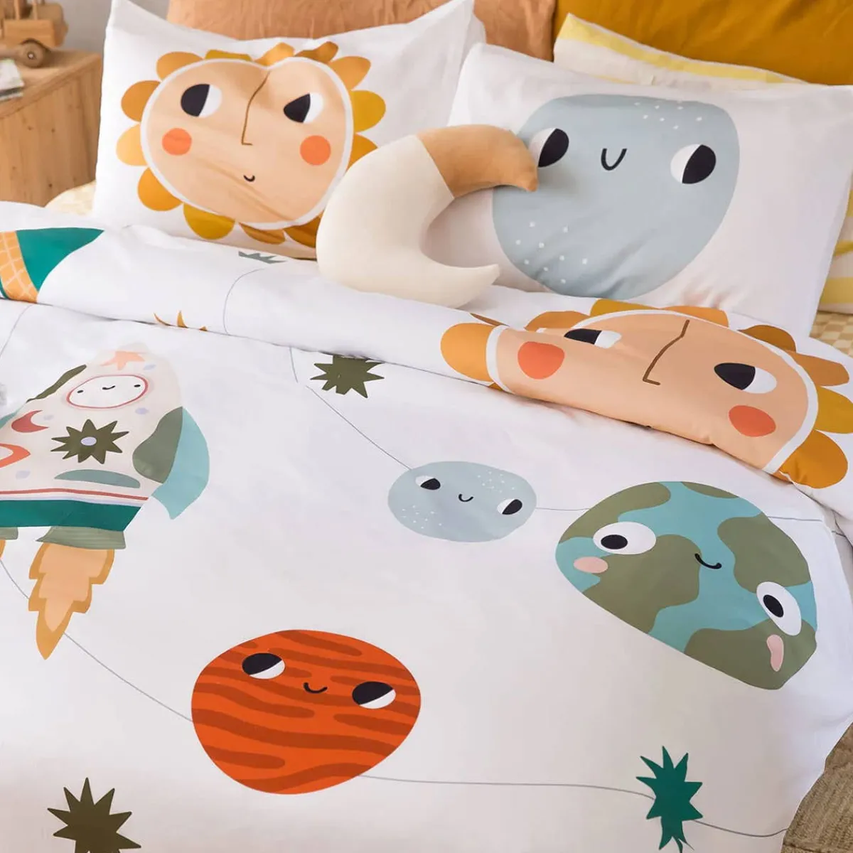 Kids Bedding-Rookie Humans Twin Duvet Set