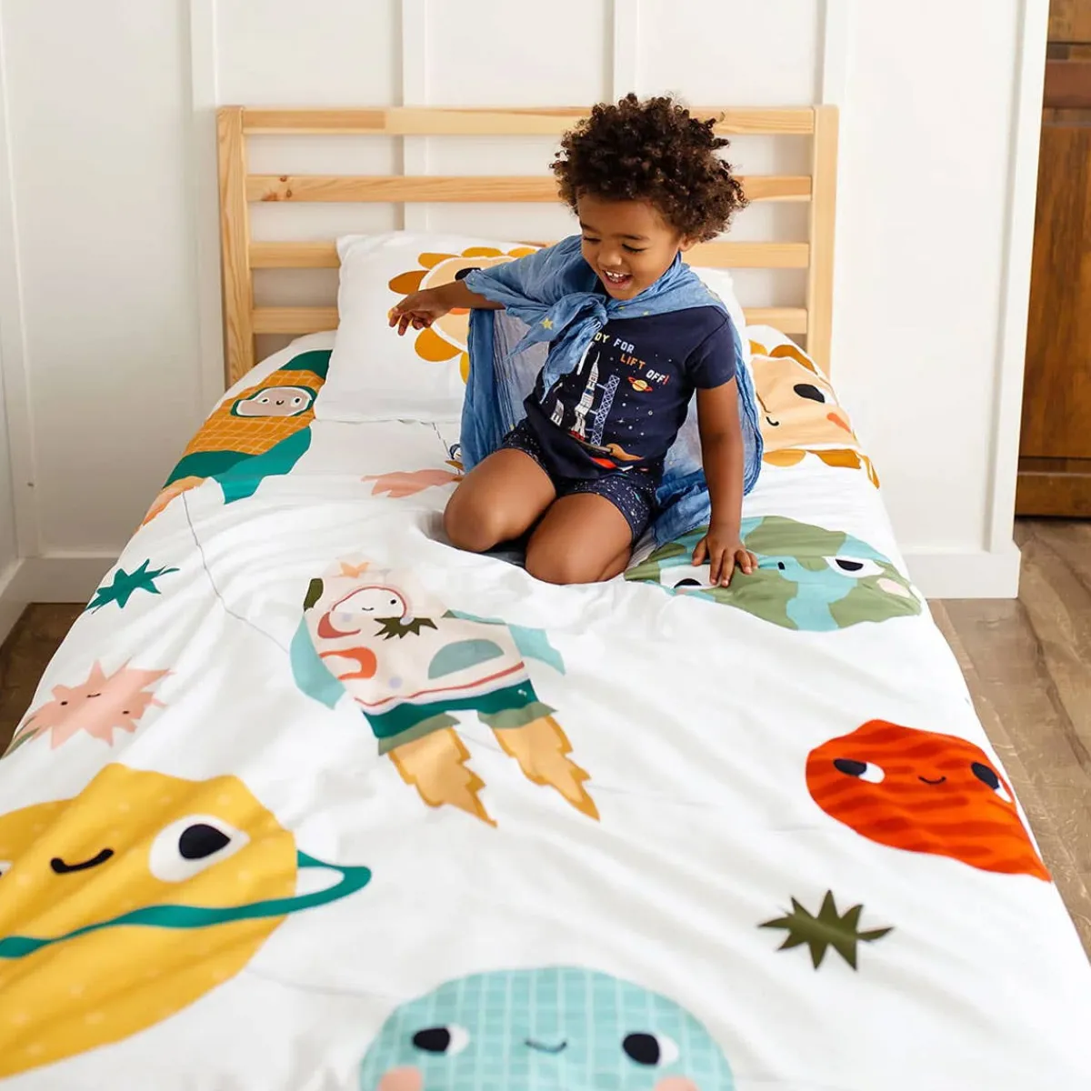 Kids Bedding-Rookie Humans Twin Duvet Set
