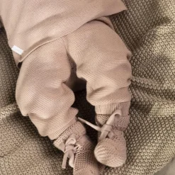 Moccasins|Infant Socks + Booties-Noppies U Booties Knit - Nelson
