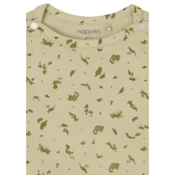 Tops + Tees-Noppies U Long Sleeve Tee  - Guia AOP Moss Grey