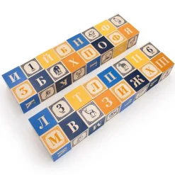 Wooden Toys|Blocks + Shape Sorters-Uncle Goose Ukrainian ABC Blocks