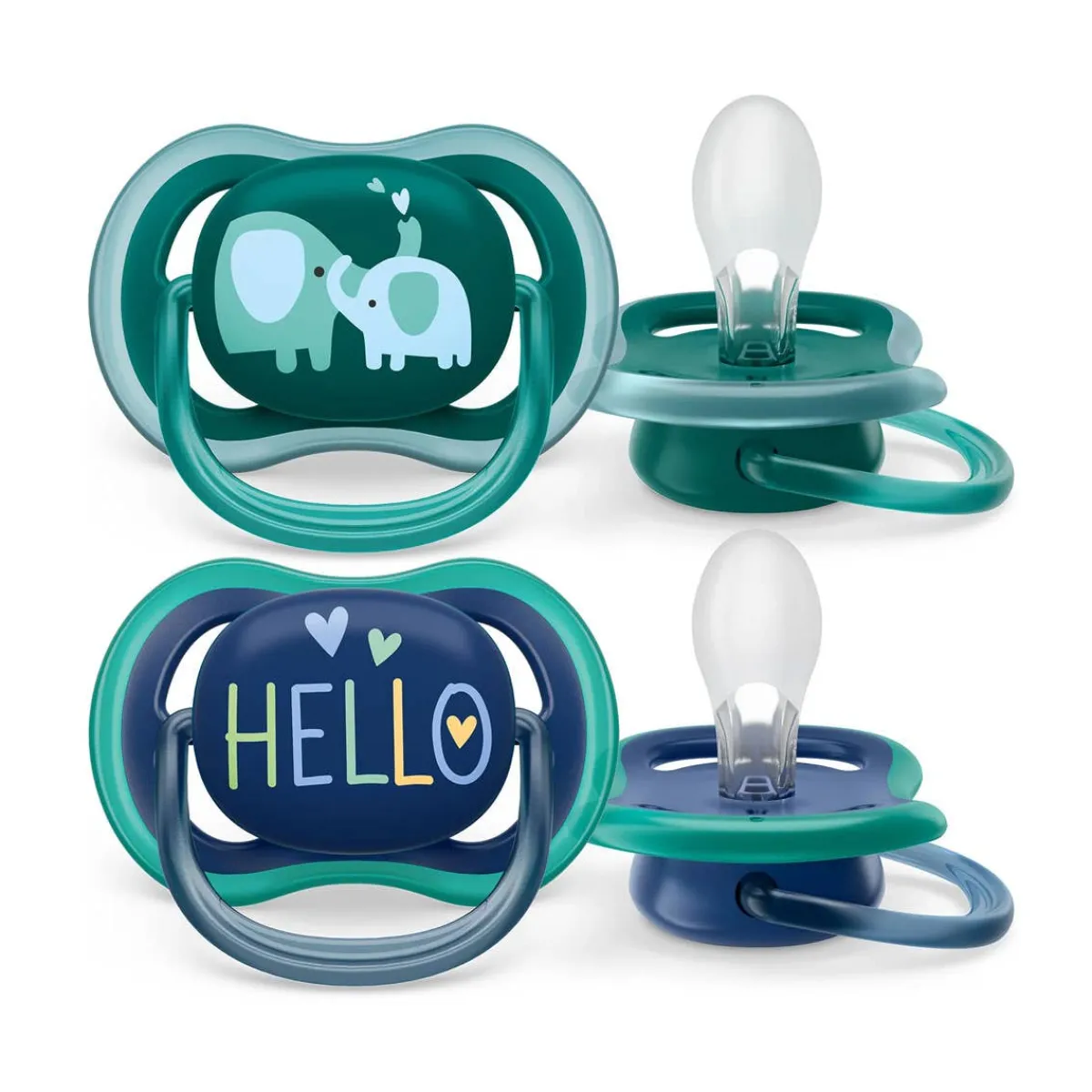 Pacifiers + Clips-Philips Avent Ultra Air Pacifier 18M+ (2 Pack)