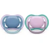 Pacifiers + Clips-Philips Avent Ultra Air Pacifier 6-18M (2 Pack)