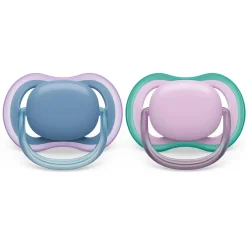 Pacifiers + Clips-Philips Avent Ultra Air Pacifier 6-18M (2 Pack)