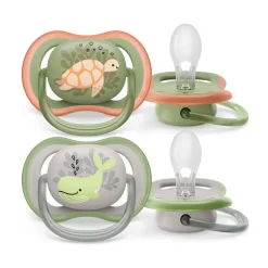 Pacifiers + Clips-Philips Avent Ultra Air Pacifier 6-18M (2 Pack)