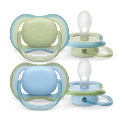 Pacifiers + Clips-Philips Avent Ultra Air Pacifier 0-6M (2 Pack)