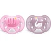 Pacifiers + Clips-Philips Avent Ultra Soft Pacifier Decos 6-18M (2 Pack)