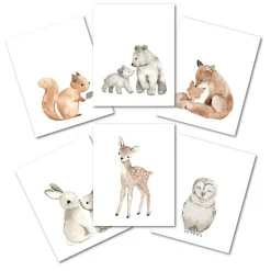 Wall Decor-Lambs & Ivy Unframed Wall Art (8x10)