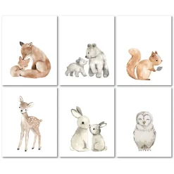 Wall Decor-Lambs & Ivy Unframed Wall Art (8x10)