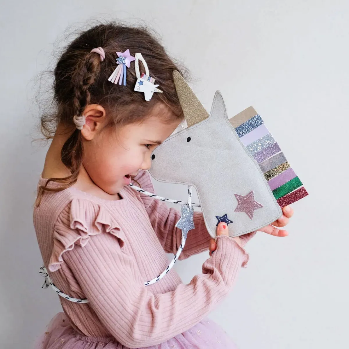 Hair Accessories-Mimi & Lula Unicorn Clic Clacs
