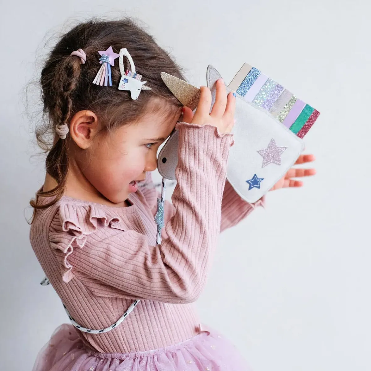 Hair Accessories-Mimi & Lula Unicorn Clic Clacs