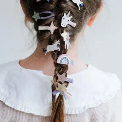 Hair Accessories-Mimi & Lula Unicorn Mini Clips