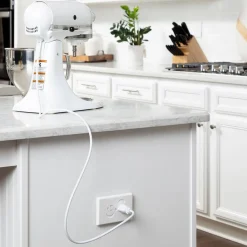 Baby Gates + Babyproofing-QDos Universal Self-Closing Outlet Cover (3 Pack) White