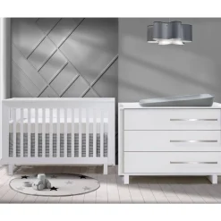 Nursery Collections|Convertible Cribs-Tulip Urban Convertible Crib & 3 Drawer