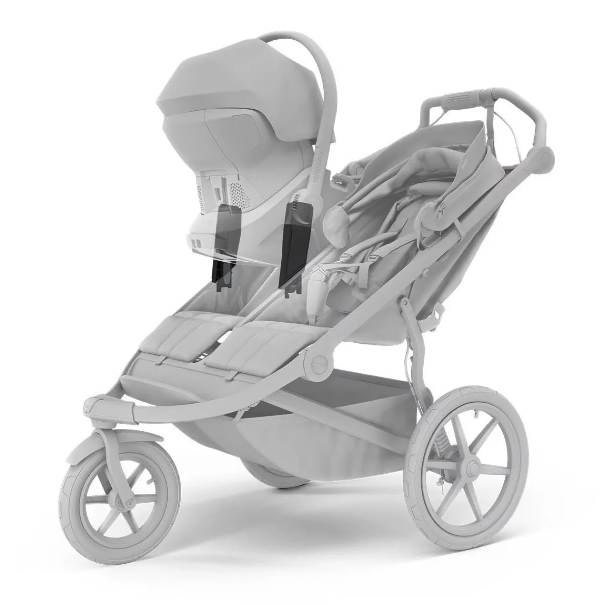 Stroller Accessories-Thule Urban Glide3 Double Car Seat Adapter (Maxi-Cosi)