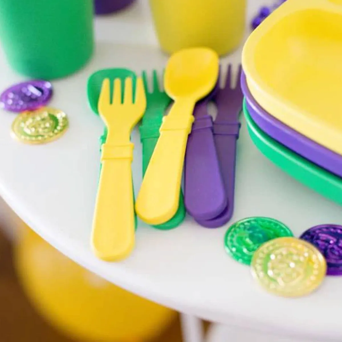 Kids Utensils|Toddler Training Utensils-Re-Play Utensils (8 Pack)