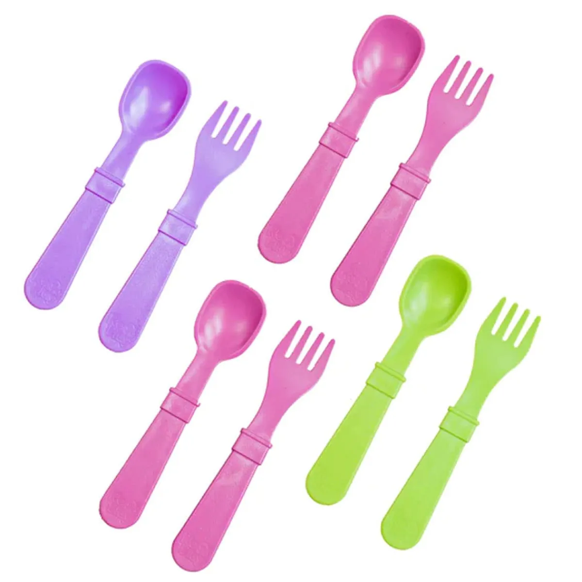 Kids Utensils|Toddler Training Utensils-Re-Play Utensils (8 Pack)