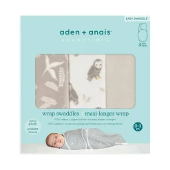 Blankets|Sleep Sacks + Wraps-aden + anais Velboa Easy Swaddle Wrap (3 Pack)
