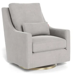 Gliders-Monte Design Vera Glider - European Fabric with Swivel Base
