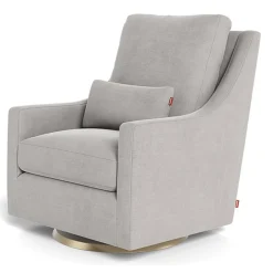 Gliders-Monte Design Vera Glider - European Fabric with Swivel Base