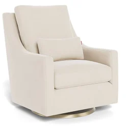 Gliders-Monte Design Vera Glider - European Fabric with Swivel Base