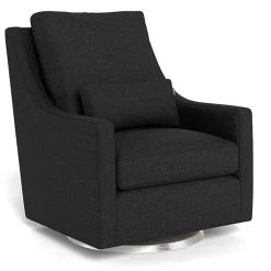 Gliders-Monte Design Vera Glider - Fabric with Swivel Base