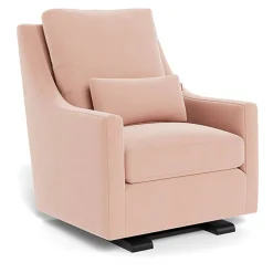 Gliders-Monte Design Vera Glider - Fabric with Espresso Base