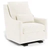 Gliders-Monte Design Vera Glider - Faux Sheepskin with Espresso Base
