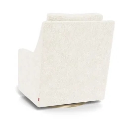Gliders-Monte Design Vera Glider - Faux Sheepskin with Swivel Base