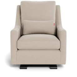 Gliders-Monte Design Vera Glider - Wool Fabric with Espresso Base