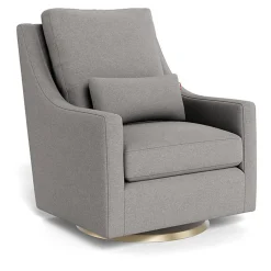 Gliders-Monte Design Vera Glider - Wool Fabric with Swivel Base