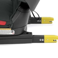 Car Seat Bases|High-Back Booster Seats-Peg Perego Viaggio Flex 120 Booster (Eco-Leather) Licorice