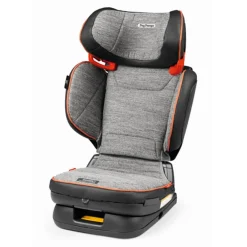 Car Seat Bases|High-Back Booster Seats-Peg Perego Viaggio Flex 120 Booster (Wonder) Wonder Grey