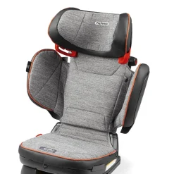 Car Seat Bases|High-Back Booster Seats-Peg Perego Viaggio Flex 120 Booster (Wonder) Wonder Grey