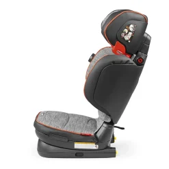 Car Seat Bases|High-Back Booster Seats-Peg Perego Viaggio Flex 120 Booster (Wonder) Wonder Grey