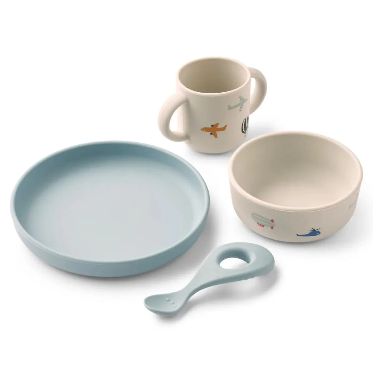 Feeding Sets-Liewood Vivi Printed Tableware Set