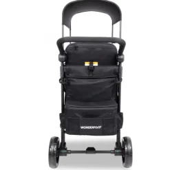 Wagons-WonderFold W2 Elite Pro Stroller Wagon Jet Black