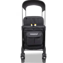 Wagons-WonderFold W2 Elite Pro Stroller Wagon Jet Black