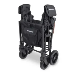 Wagons-WonderFold W4 Luxe Pro Stroller Wagon Jet Black