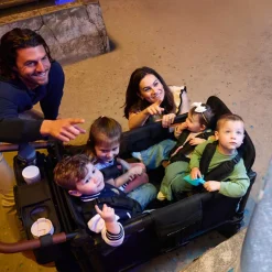 Wagons-WonderFold W4 Luxe Pro Stroller Wagon Jet Black